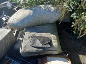Fly tipped mattresses
